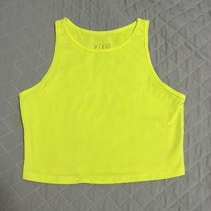 Fleo Neon Yellow Tank Top